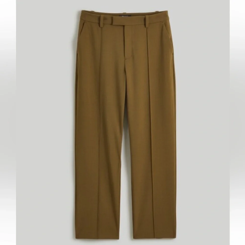 Madewell Fairbanks Pant Dark Olive Size 8​ - Picture 3 of 13